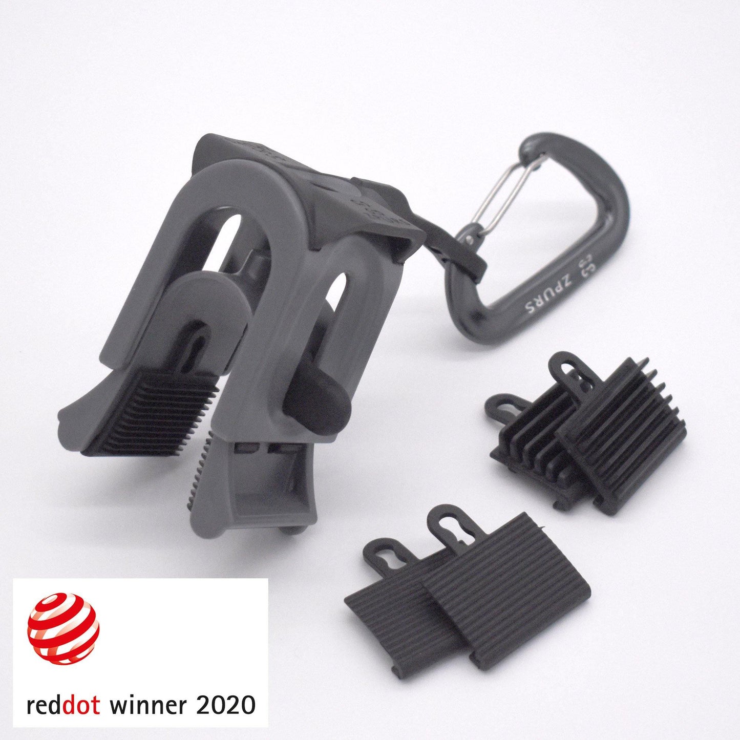 Zpurs clothes shoe hook Red Dot Design Award hanger tidy storage solution running crossfit cycling trainers sneakers commuter