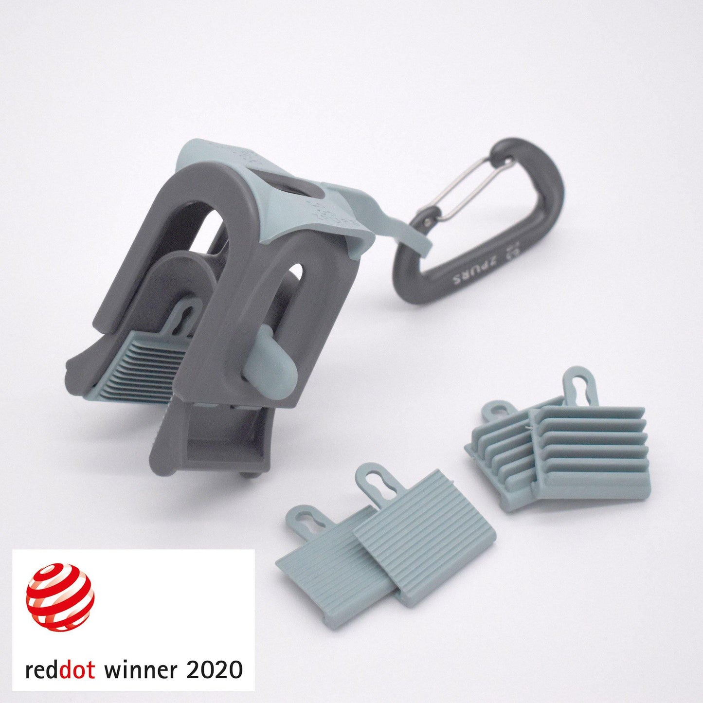 Zpurs clothes shoe hook Red Dot Design Award hanger tidy storage solution running crossfit cycling trainers sneakers commuter