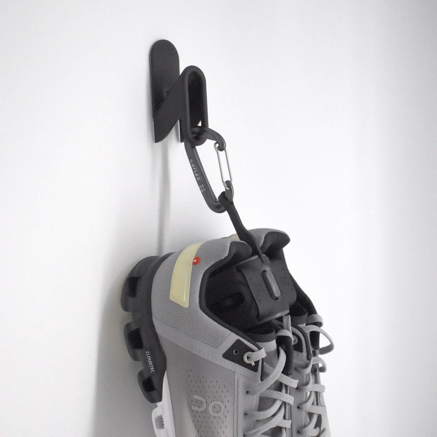 Neatcleats cycling helmet hanger wall bracket self-adhesive wall coat hanger hook shoe tidy